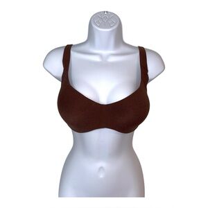 Victoria's Secret PINK  Loungin' Lightly Lined Scoop Bralette S-DD NWT